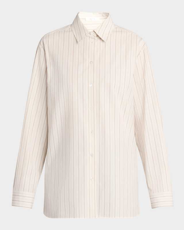 Sisilia Stripe Button Down Blouse